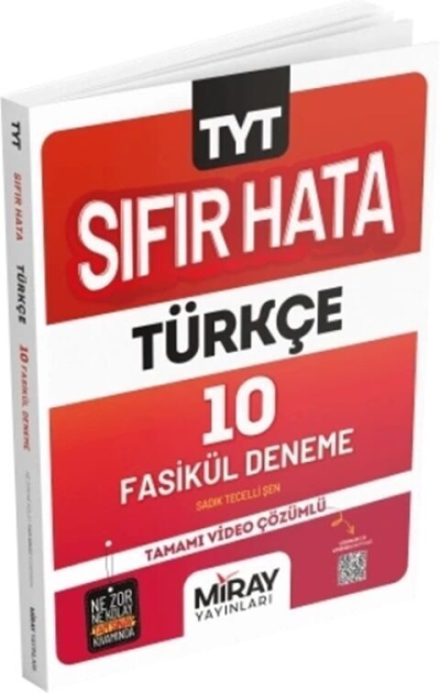 TYT Türkçe 40x10 Fasikül Denemeler Miray Yayınları Vega Efsanesi