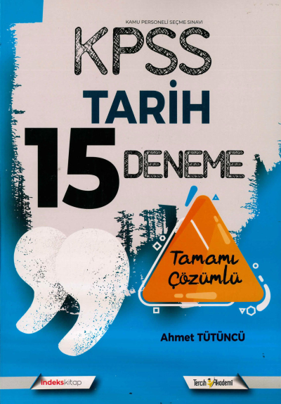 NET 15 TARİH TAMAMI ÇÖZÜMLÜ DENEME Vega Efsanesi