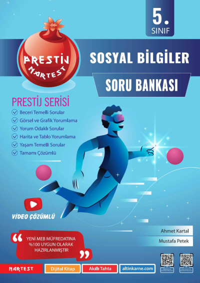 5. Sınıf Prestij Sosyal Bilgiler Soru Bankası Nartest Yayınevi Vega Efsanesi