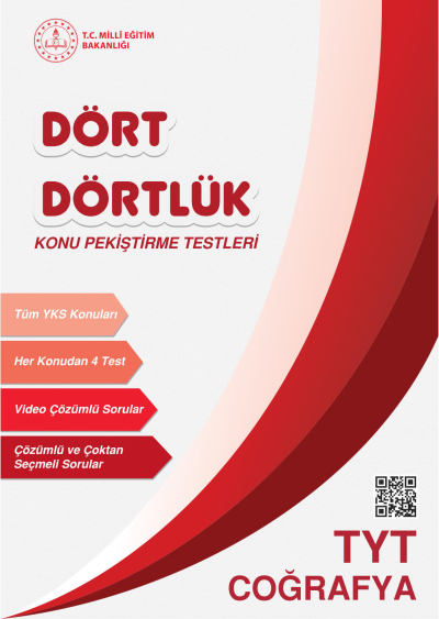Dört Dörtlük Konu Pekiştirme Testleri TYT Coğrafya Vega Efsanesi