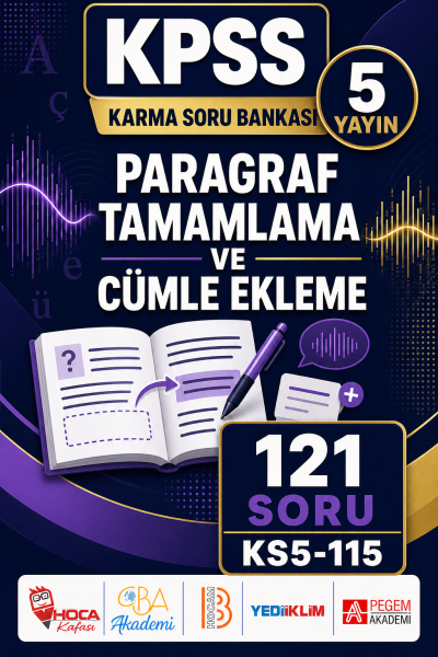 Paragraf Tamamlama ve Cümle Ekleme 5 Yayın 121 Soru Vega Efsanesi