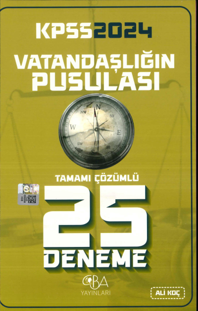 2024 KPSS Vatandaşlığın Pusulası 25 Deneme Vega Efsanesi