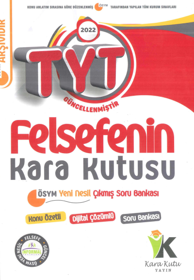 TYT FELSEFENİN KARA KUTUSU SORU BANKASI Vega Efsanesi