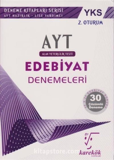 AYT Edebiyat Denemeleri Karekök Yayınları Vega Efsanesi