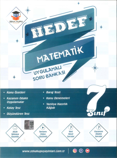 7. Sınıf Matematik Hedef Uygulamalı Soru Bankası Zeka Küpü Yayınları Vega Efsanesi