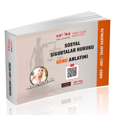 Adli İdari Hakimlik HMGS Sosyal Sigortalar Hukuku Video Takip Ders Notu Konu Anlatımı Savaş Yayınları Vega Efsanesi