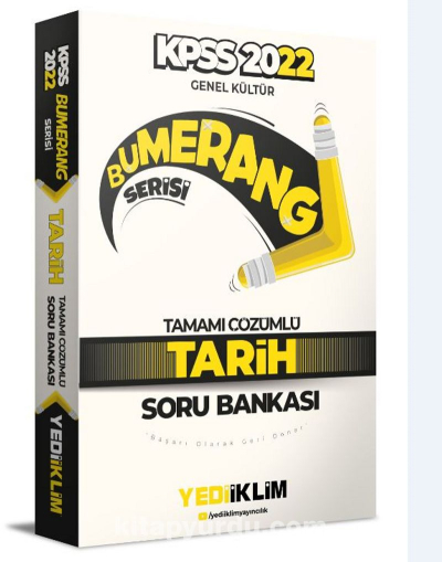 2022 KPSS Genel Kültür Bumerang Tarih Tamamı Çözümlü Soru Bankası Vega Efsanesi