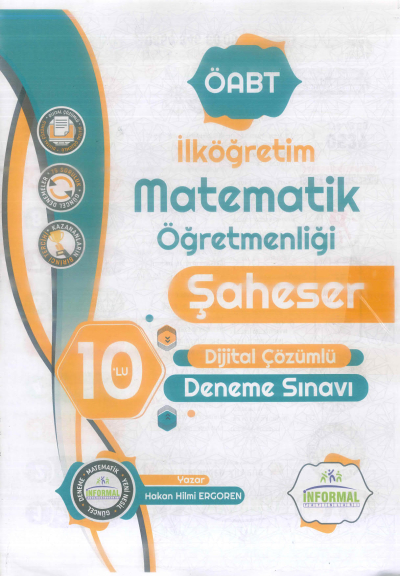 ŞAHESER 10'LU DİJİTAL ÇÖZÜMLÜ DENEME SINAVI İLKÖĞRETİM MATEMATİK