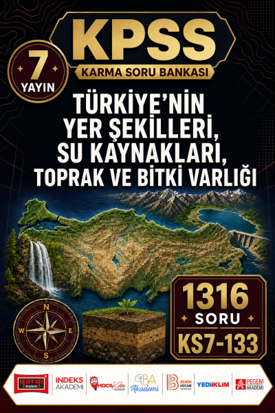 Türkiye’nin Yer Şekilleri, Su Kaynakları, Toprak ve Bitki Varlığı 7 Yayın 1316 Soru Vega Efsanesi