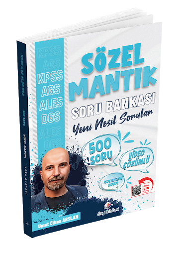 KPSS MEB-AGS ALES DGS Sözel Mantık Soru Bankası Çözümlü Dizgi Kitap Vega Efsanesi