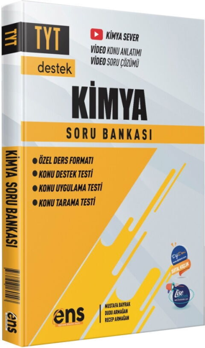 TYT Kimya Destek Soru Bankası ENS Yayıncılık Vega Efsanesi