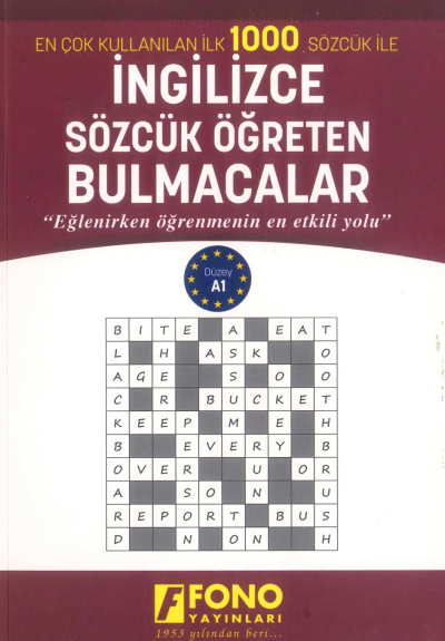 İNGİLİZCE SÖZCÜK ÖĞRETEN BULMACALAR EN ÇOK KULLANILAN İLK 1000 SÖZCÜK İLE Vega Efsanesi