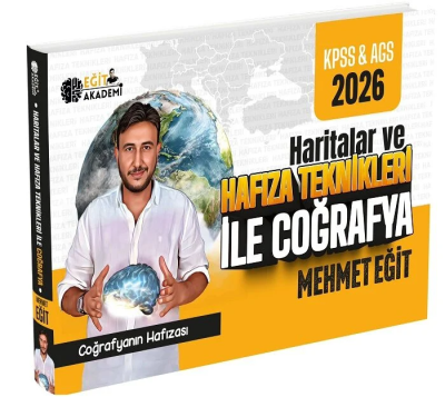 2026 MEB AGS KPSS Mehmet Eğit Haritalar ve Hafıza Teknikleriyle Coğrafya Eğit Akademi Vega Efsanesi