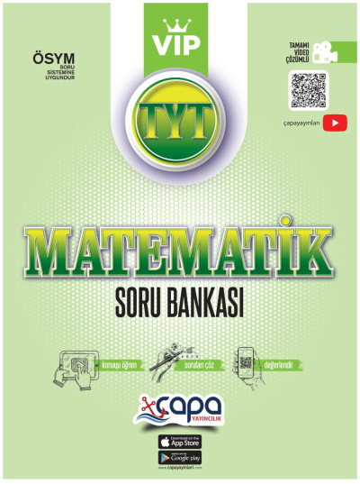 TYT Matematik VIP Soru Bankası Video Çözümlü Çapa Yayınları Vega Efsanesi