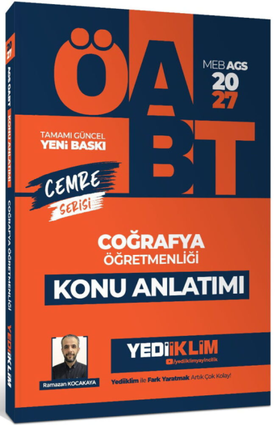2027 MEB AGS ÖABT Cemre Serisi Coğrafya Öğretmenliği Konu Anlatımı Yediiklim Yayınları Vega Efsanesi