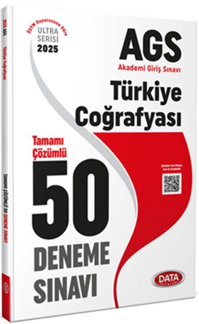 2025 AGS Türkiye Coğrafyası Tamamı Çözümlü 50 Deneme Sınavı Data Yayınları Vega Efsanesi