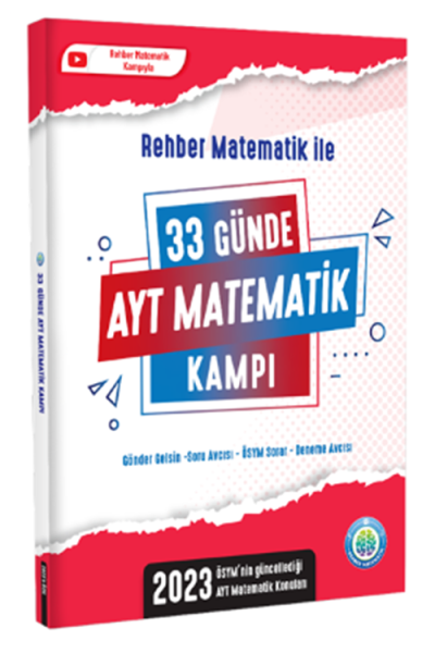 33 Günde AYT Matematik Kamp Kitabı Rehber Matematik