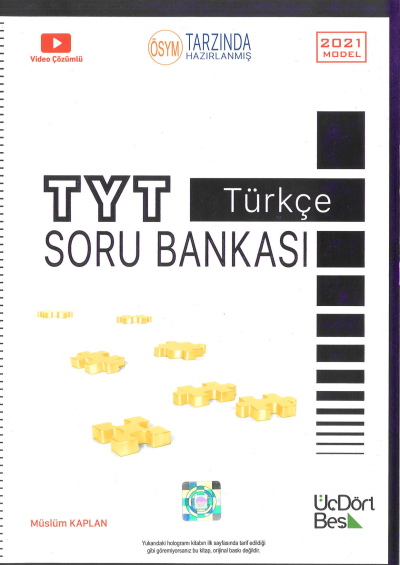 TYT TÜRKÇE SORU BANKASI Vega Efsanesi