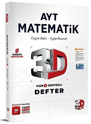 AYT Matematik Video Destekli Defter Vega Efsanesi