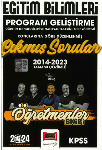 PROGRAM GELİŞTİRME 2014-2023 TAMAMI ÇÖZÜMLÜ ÇIKMIŞ SORULAR (ÖĞRETMENLER EKİBİ) Vega Efsanesi