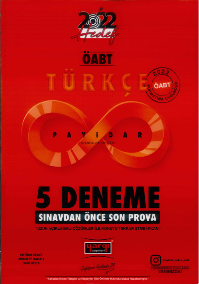 PAYİDAR 5 DENEME SINAVDAN ÖNCE SON PROVA Vega Efsanesi