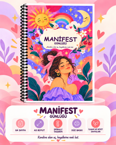 Manifest Defteri Renkli Basım Spiralli Vega Efsanesi