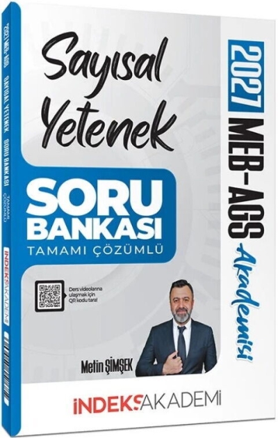 MEB-AGS Akademisi Sayısal Yetenek Soru Bankası Çözümlü Metin Şimşek İndeks Akademi Yayıncılık Vega Efsanesi