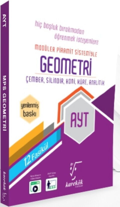 AYT Geometri 12 Fasikül Karekök Yayınları