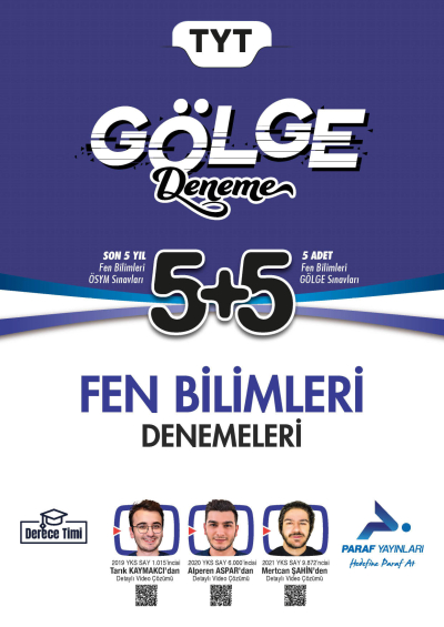 TYT Fen Bilimleri Gölge Deneme Paraf Yayınları Vega Efsanesi