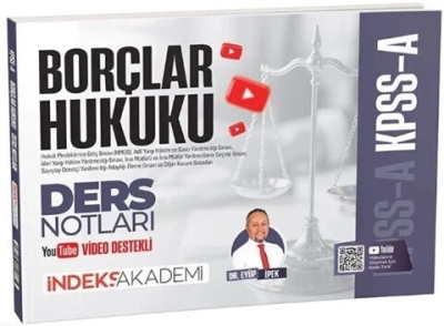 KPSS A Grubu Borçlar Hukuku Video Ders Notları - Eyüp İpek İndeks Akademi Yayıncılık Vega Efsanesi