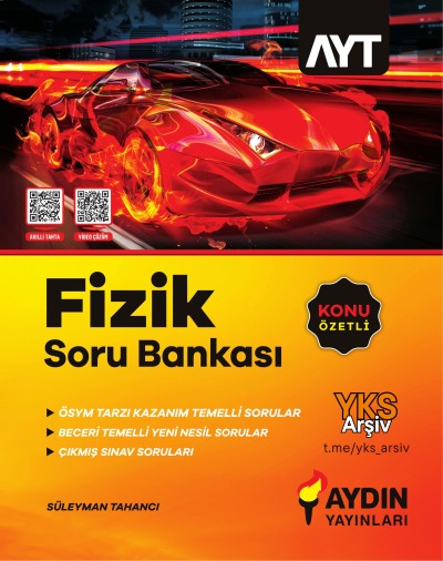 AYT Fizik Konu Özetli Soru Bankası Aydın Yayınları Vega Efsanesi