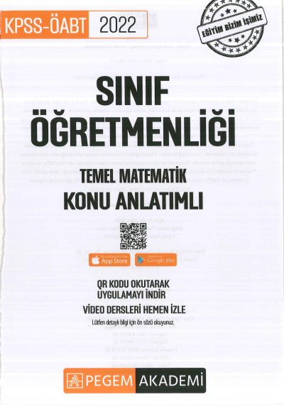 SINIF ÖĞRETMENLİĞİ TEMEL MATEMATİK KONU ANLATIMLI Vega Efsanesi