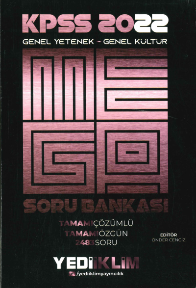 GKGY TÜM DERSLER TAMAMI ÇÖZÜMLÜ SORU BANKASI 2483 SORU Vega Efsanesi