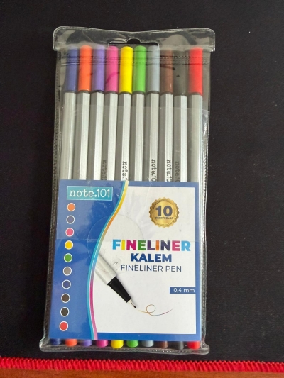 Note.101 Fineliner 10'lu Set Vega Efsanesi