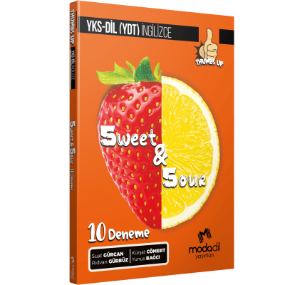 YKS YDT DİL Thumbs Up 10 Deneme Sweet Sour Vega Efsanesi