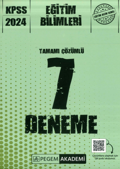 7 DENEME TAMAMI ÇÖZÜMLÜ Vega Efsanesi