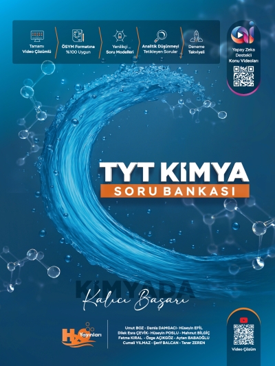TYT Kimya Soru Bankası H2O Yayınları Vega Efsanesi