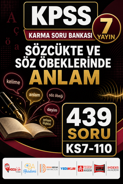 Sözcükte ve Söz Öbeklerinde Anlam 7 Yayın 439 Soru Vega Efsanesi