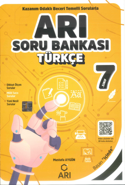 7. Sınıf Türkçe Arı Soru Bankası Arı Yayınları Vega Efsanesi