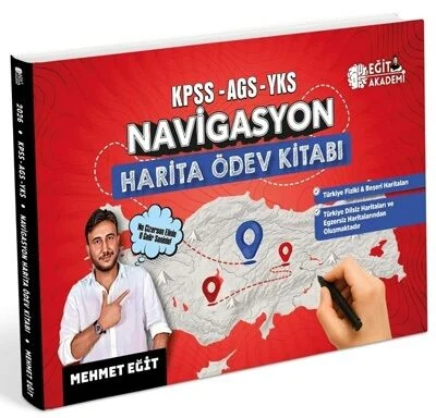 2026 KPSS-AGS-YKS Navigasyon Harita Ödev Kitabı Eğit Akademi Vega Efsanesi