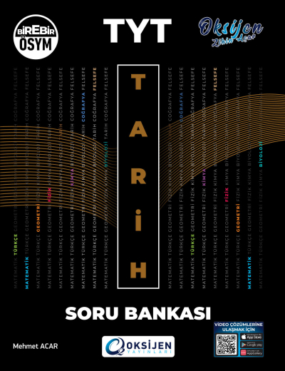 TYT Tarih Soru Bankası Oksijen Yayınları Vega Efsanesi