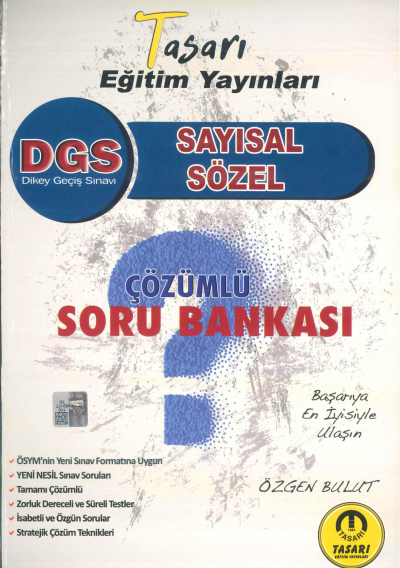 SAYISAL SÖZEL ÇÖZÜMLÜ SORU BANKASI Vega Efsanesi