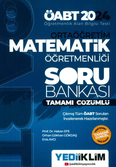 LİSE MATEMATİK ÖĞRETMENLİĞİ SORU BANKASI TAMAMI ÇÖZÜMLÜ Vega Efsanesi