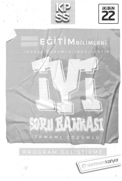 PROGRAM GELİŞTİRME İYİ SORU BANKASI ÇÖZÜMLÜ