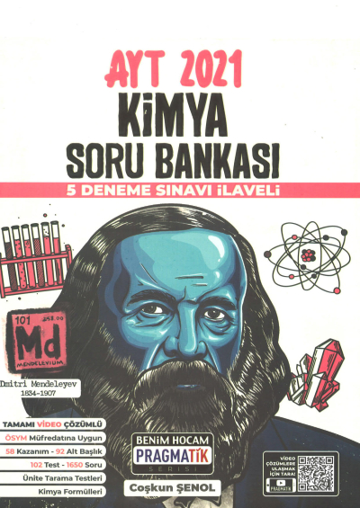 AYT Kimya Soru Bankası 5 Deneme Sınavı İlaveli Pragmatik Serisi (Pragmatik Vega Efsanesi