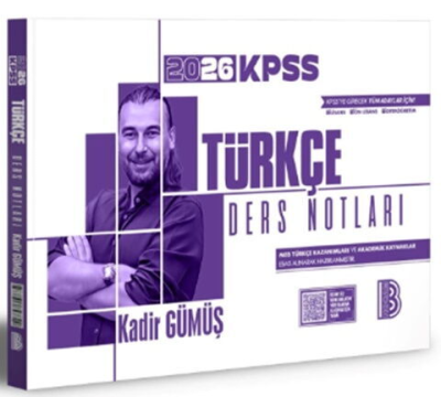 2026 KPSS Türkçe Ders Notları Benim Hocam Yayınları Vega Efsanesi