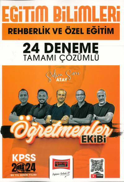 REHBERLİK VE ÖZEL EĞİTİM 24 DENEME TAMAMI ÇÖZÜMLÜ (ÖĞRETMENLER EKİBİ) Vega Efsanesi