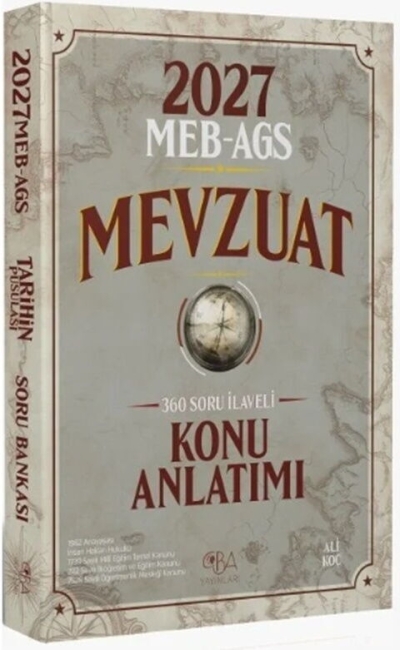 MEB AGS Mevzuat Konu Anlatımı CBA Yayınları Vega Efsanesi