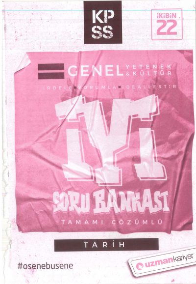 GY GK TARİH İYİ ÇÖZÜMLÜ SORU BANKASI Vega Efsanesi