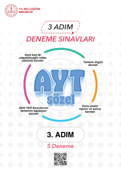 3 ADIM DENEME SINAVLARI AYT SÖZEL 3. ADIM Vega Efsanesi